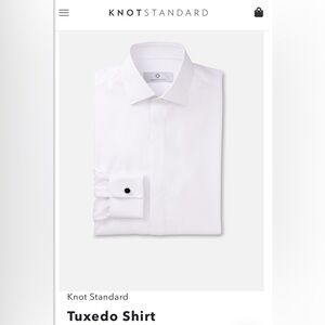 Knot Standard men’s tuxedo shirt